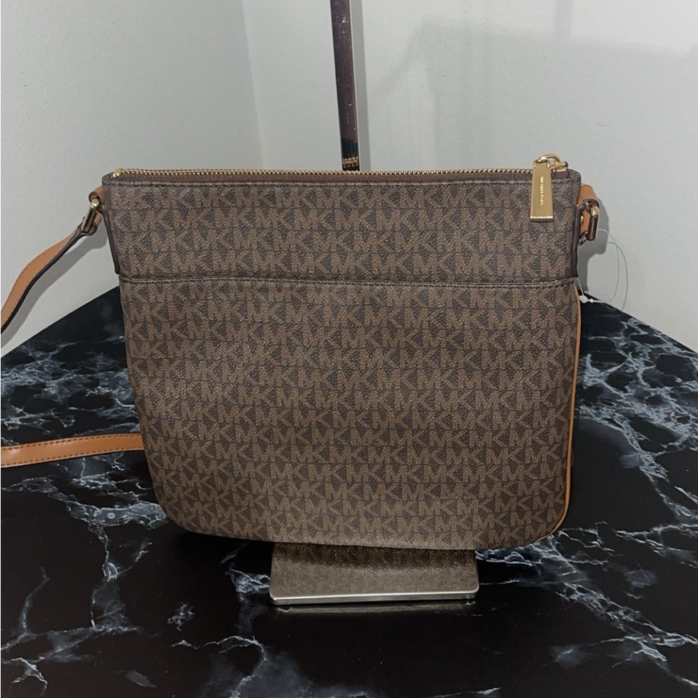 MICHAEL KORS Women’s Handbag Crossbody Logo Bag Brown Acorn AUTHENTIC - Picture 10 of 15